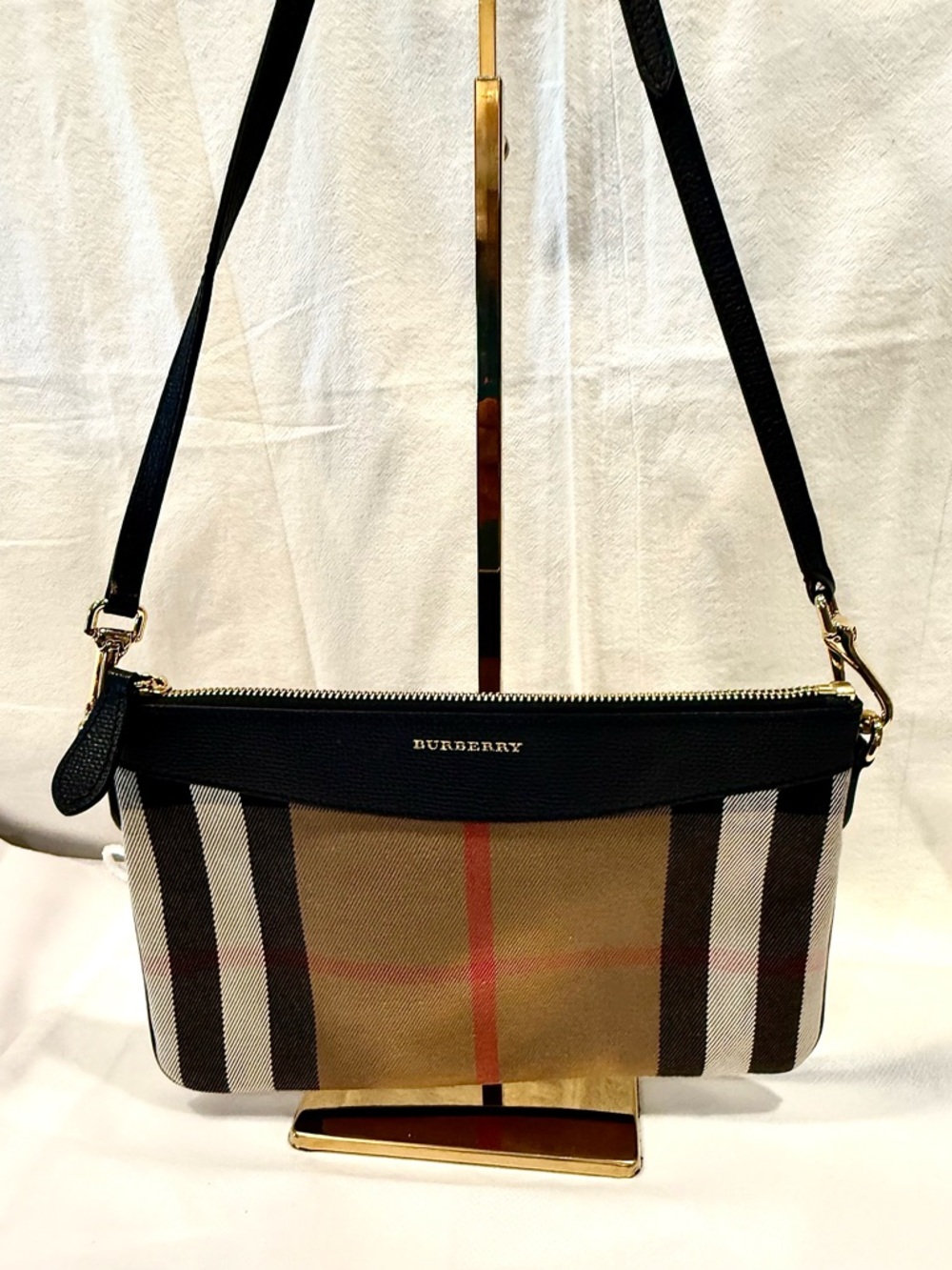 Burberry Peyton House Check Crossbody Bag
